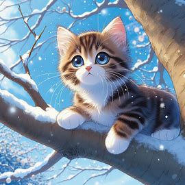 雪を見る子猫ちゃん.jpg